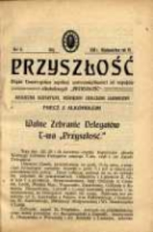 Przyszłość : miesięcznik poświęcony sprawom zupełnej wstrzemięźliwości (ZW) od napojów alkoholowych. R. 6, 1910, nr 5