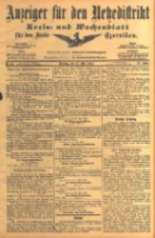 Anzeiger für den Netzedistrikt Kreis- und Wochenblatt für den Kreis Czarnikau 1904.05.17 Jg.52 Nr57