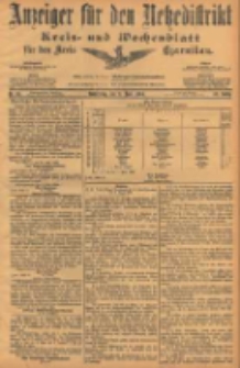 Anzeiger für den Netzedistrikt Kreis- und Wochenblatt für den Kreis Czarnikau 1904.06.09 Jg.52 Nr66