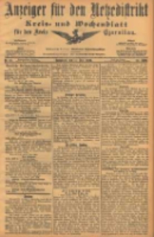 Anzeiger für den Netzedistrikt Kreis- und Wochenblatt für den Kreis Czarnikau 1904.06.11 Jg.52 Nr67