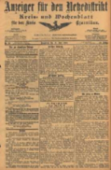 Anzeiger für den Netzedistrikt Kreis- und Wochenblatt für den Kreis Czarnikau 1904.06.18 Jg.52 Nr70