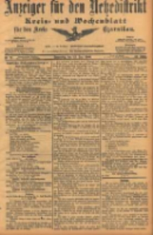 Anzeiger für den Netzedistrikt Kreis- und Wochenblatt für den Kreis Czarnikau 1904.06.23 Jg.52 Nr72