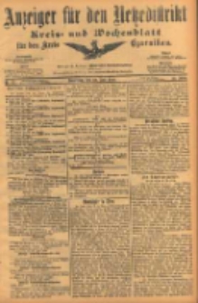 Anzeiger für den Netzedistrikt Kreis- und Wochenblatt für den Kreis Czarnikau 1904.06.30 Jg.52 Nr75