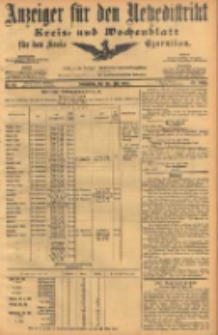Anzeiger für den Netzedistrikt Kreis- und Wochenblatt für den Kreis Czarnikau 1904.07.23 Jg.52 Nr85