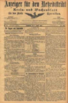 Anzeiger für den Netzedistrikt Kreis- und Wochenblatt für den Kreis Czarnikau 1904.08.06 Jg.52 Nr91