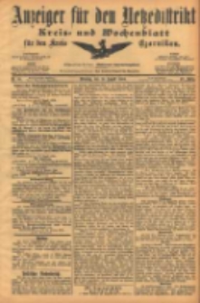 Anzeiger für den Netzedistrikt Kreis- und Wochenblatt für den Kreis Czarnikau 1904.08.16 Jg.52 Nr95