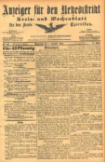Anzeiger für den Netzedistrikt Kreis- und Wochenblatt für den Kreis Czarnikau 1904.09.01 Jg.52 Nr102
