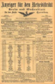 Anzeiger für den Netzedistrikt Kreis- und Wochenblatt für den Kreis Czarnikau 1904.09.06 Jg.52 Nr104