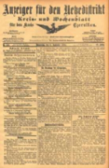 Anzeiger für den Netzedistrikt Kreis- und Wochenblatt für den Kreis Czarnikau 1904.09.08 Jg.52 Nr105