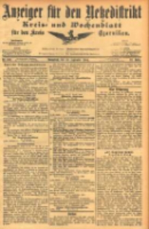 Anzeiger für den Netzedistrikt Kreis- und Wochenblatt für den Kreis Czarnikau 1904.09.10 Jg.52 Nr106
