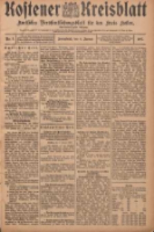 Kostener Kreisblatt: amtliches Veröffentlichungsblatt für den Kreis Kosten 1907.01.05 Jg.42 Nr3