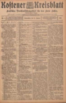 Kostener Kreisblatt: amtliches Veröffentlichungsblatt für den Kreis Kosten 1907.01.12 Jg.42 Nr6
