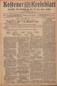 Kostener Kreisblatt: amtliches Veröffentlichungsblatt für den Kreis Kosten 1907.01.22 Jg.42 Nr10