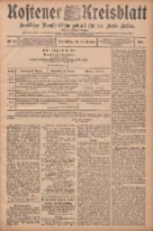 Kostener Kreisblatt: amtliches Veröffentlichungsblatt für den Kreis Kosten 1907.01.24 Jg.42 Nr11