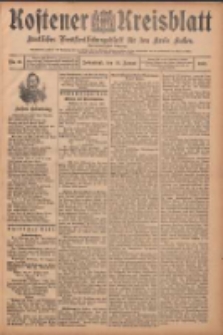 Kostener Kreisblatt: amtliches Veröffentlichungsblatt für den Kreis Kosten 1907.01.26 Jg.42 Nr12