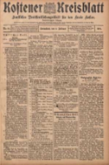 Kostener Kreisblatt: amtliches Veröffentlichungsblatt für den Kreis Kosten 1907.02.09 Jg.42 Nr18