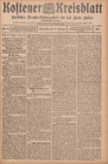 Kostener Kreisblatt: amtliches Veröffentlichungsblatt für den Kreis Kosten 1907.02.21 Jg.42 Nr23