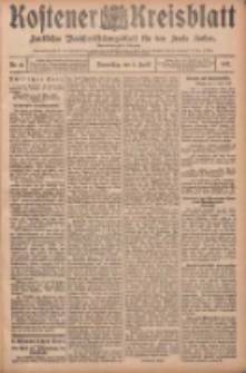 Kostener Kreisblatt: amtliches Veröffentlichungsblatt für den Kreis Kosten 1907.04.04 Jg.42 Nr41