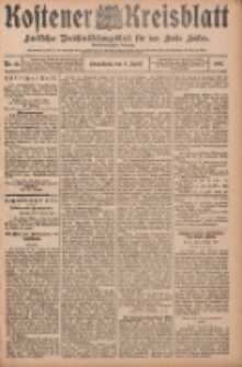 Kostener Kreisblatt: amtliches Veröffentlichungsblatt für den Kreis Kosten 1907.04.06 Jg.42 Nr42