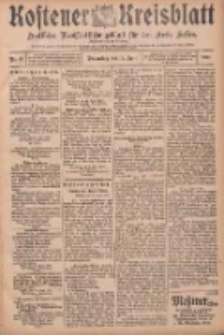 Kostener Kreisblatt: amtliches Veröffentlichungsblatt für den Kreis Kosten 1907.04.18 Jg.42 Nr47