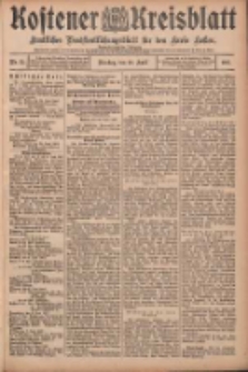 Kostener Kreisblatt: amtliches Veröffentlichungsblatt für den Kreis Kosten 1907.04.30 Jg.42 Nr52
