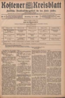 Kostener Kreisblatt: amtliches Veröffentlichungsblatt für den Kreis Kosten 1907.05.02 Jg.42 Nr53