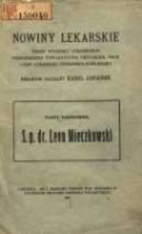 Ś.p. dr Leon Mieczkowski