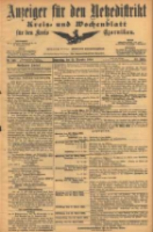 Anzeiger für den Netzedistrikt Kreis- und Wochenblatt für den Kreis Czarnikau 1904.12.22 Jg.52 Nr149