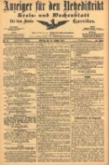 Anzeiger für den Netzedistrikt Kreis- und Wochenblatt für den Kreis Czarnikau 1905.01.24 Jg.53 Nr10