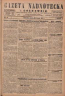 Gazeta Nadnotecka i Orędownik: pismo poświęcone sprawie polskiej na ziemi nadnoteckiej 1929.02.23 R.9 Nr45