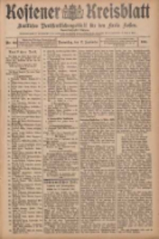 Kostener Kreisblatt: amtliches Veröffentlichungsblatt für den Kreis Kosten 1907.09.12 Jg.42 Nr110