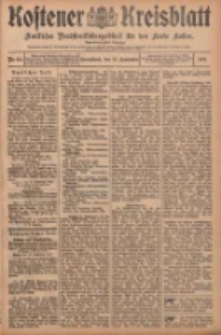Kostener Kreisblatt: amtliches Veröffentlichungsblatt für den Kreis Kosten 1907.09.21 Jg.42 Nr114