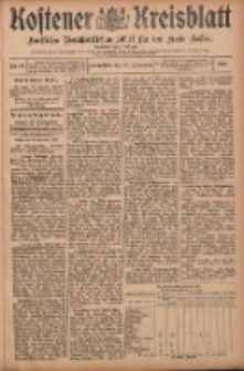 Kostener Kreisblatt: amtliches Veröffentlichungsblatt für den Kreis Kosten 1907.09.28 Jg.42 Nr117