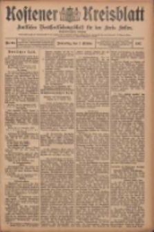 Kostener Kreisblatt: amtliches Veröffentlichungsblatt für den Kreis Kosten 1907.10.03 Jg.42 Nr119