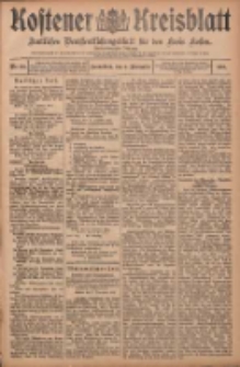 Kostener Kreisblatt: amtliches Veröffentlichungsblatt für den Kreis Kosten 1907.11.02 Jg.42 Nr132