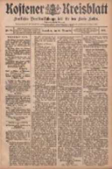 Kostener Kreisblatt: amtliches Veröffentlichungsblatt für den Kreis Kosten 1907.11.16 Jg.42 Nr138