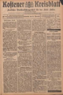 Kostener Kreisblatt: amtliches Veröffentlichungsblatt für den Kreis Kosten 1907.11.30 Jg.42 Nr144
