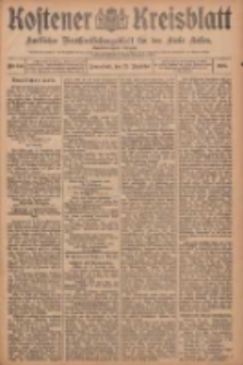 Kostener Kreisblatt: amtliches Veröffentlichungsblatt für den Kreis Kosten 1907.12.21 Jg.42 Nr153