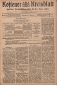 Kostener Kreisblatt: amtliches Veröffentlichungsblatt für den Kreis Kosten 1907.12.24 Jg.42 Nr154