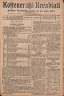 Kostener Kreisblatt: amtliches Veröffentlichungsblatt für den Kreis Kosten 1907.12.28 Jg.42 Nr155