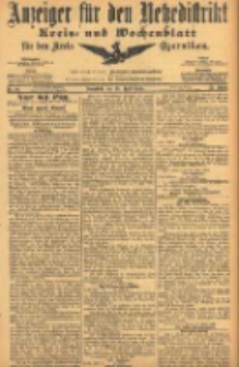 Anzeiger für den Netzedistrikt Kreis- und Wochenblatt für den Kreis Czarnikau 1905.04.29 Jg.53 Nr50