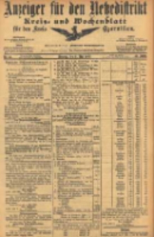 Anzeiger für den Netzedistrikt Kreis- und Wochenblatt für den Kreis Czarnikau 1905.05.09 Jg.53 Nr54