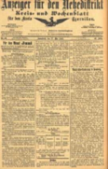 Anzeiger für den Netzedistrikt Kreis- und Wochenblatt für den Kreis Czarnikau 1905.05.27 Jg.53 Nr62