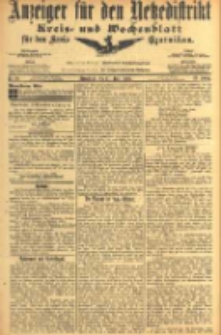 Anzeiger f&uuml;r den Netzedistrikt Kreis- und Wochenblatt f&uuml;r den Kreis Czarnikau 1905.06.17 Jg.53 Nr70