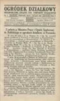Ogródek Działkowy : kwartalnik Związku Towarzystw Ogródków Działkowych Rzeczypospolitej Polskiej 1932.07-08 R.5 Nr4