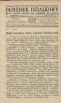 Ogródek Działkowy : kwartalnik Związku Towarzystw Ogródków Działkowych Rzeczypospolitej Polskiej 1932.11-12 R.5 Nr6
