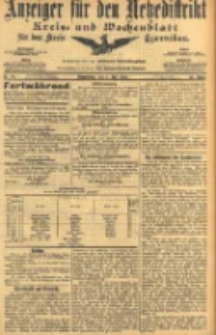 Anzeiger für den Netzedistrikt Kreis- und Wochenblatt für den Kreis Czarnikau 1905.07.06 Jg.53 Nr78
