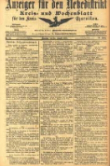 Anzeiger für den Netzedistrikt Kreis- und Wochenblatt für den Kreis Czarnikau 1905.08.15 Jg.53 Nr95