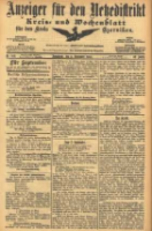 Anzeiger f&uuml;r den Netzedistrikt Kreis- und Wochenblatt f&uuml;r den Kreis Czarnikau 1905.09.02 Jg.53 Nr103
