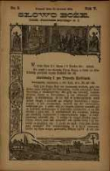 Słowo Boże: dodatek do Przewodnika Katolickiego R.5. 1902 Nr.2
